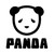 Chaussures Panda logo