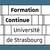 Service Formation Continue de l'Université de Strasbourg logo