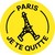 Paris, je te quitte logo