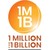 1M1B (1 Million for 1 Billion) logo