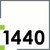 Fitness 1440 logo