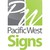 Pacific West Signs logo
