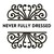 Never Fully Dressed logo