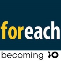 Foreach - we develop software (becoming iO) logo