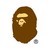 A BATHING APE® logo