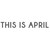 THIS IS APRIL logo