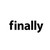 finally logo