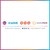 Educational Media Foundation K-LOVE & Air1 Media Networks logo