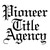 Pioneer Title Agency Logo