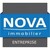 NOVA IMMOBILIER d'entreprise logo