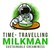 Time-travelling Milkman logo