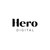 Logo de Hero Digital. Together with Huge.