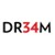 DR34M logo
