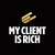 My Client is Rich logo