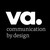 Logo de VA communication by design