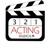 3-2-1- Acting Studios: "The Way to Great Film Acting In-Studio & Online" logo