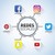 Logo di redes sociales