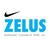 ZELUS, Authorized Licensee of NIKE, Inc. logo