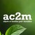 Ac2m, objets et textiles pub' durables logo