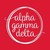 Alpha Gamma Delta logo