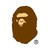 A BATHING APE® logo