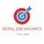 Nepal Job Vacancy 🇳🇵 logo