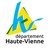 Département de la Haute-Vienne logo