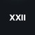 XXII logo